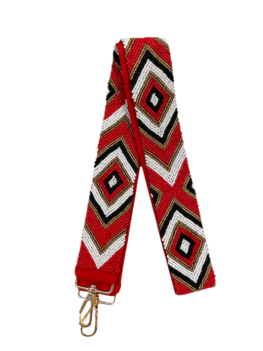 NCSU Beaded Purse Strap