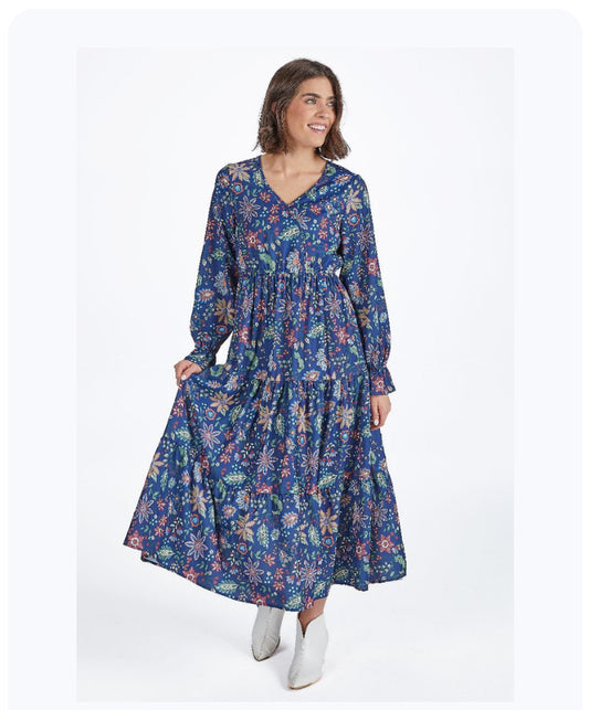 Simply Southern Mila Floral Maxi Dress
