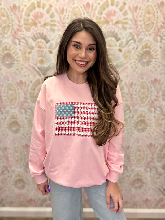 Sweet USA Patch Pullover