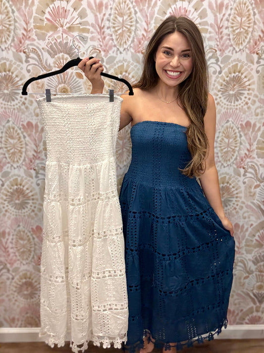 Simply Southern Schiffli Dress