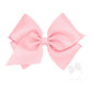 Wee Ones Light Pink Classic Grosgrain Hair Bow (Plain Wrap)