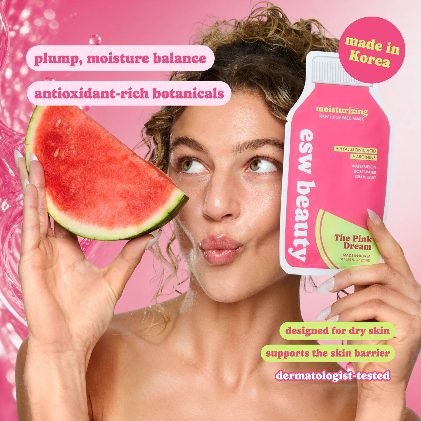 Pink Dream Moisturizing Raw Juice Sheet Mask