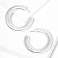 Modern Minimalist Thick Open Hoop Earrings
