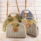 Woven Straw Top Handle Handbag