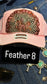 LIGHT PINK FEATHER TRUCKER HAT