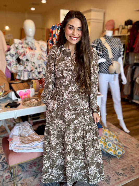 Destiny Floral Maxi Dress