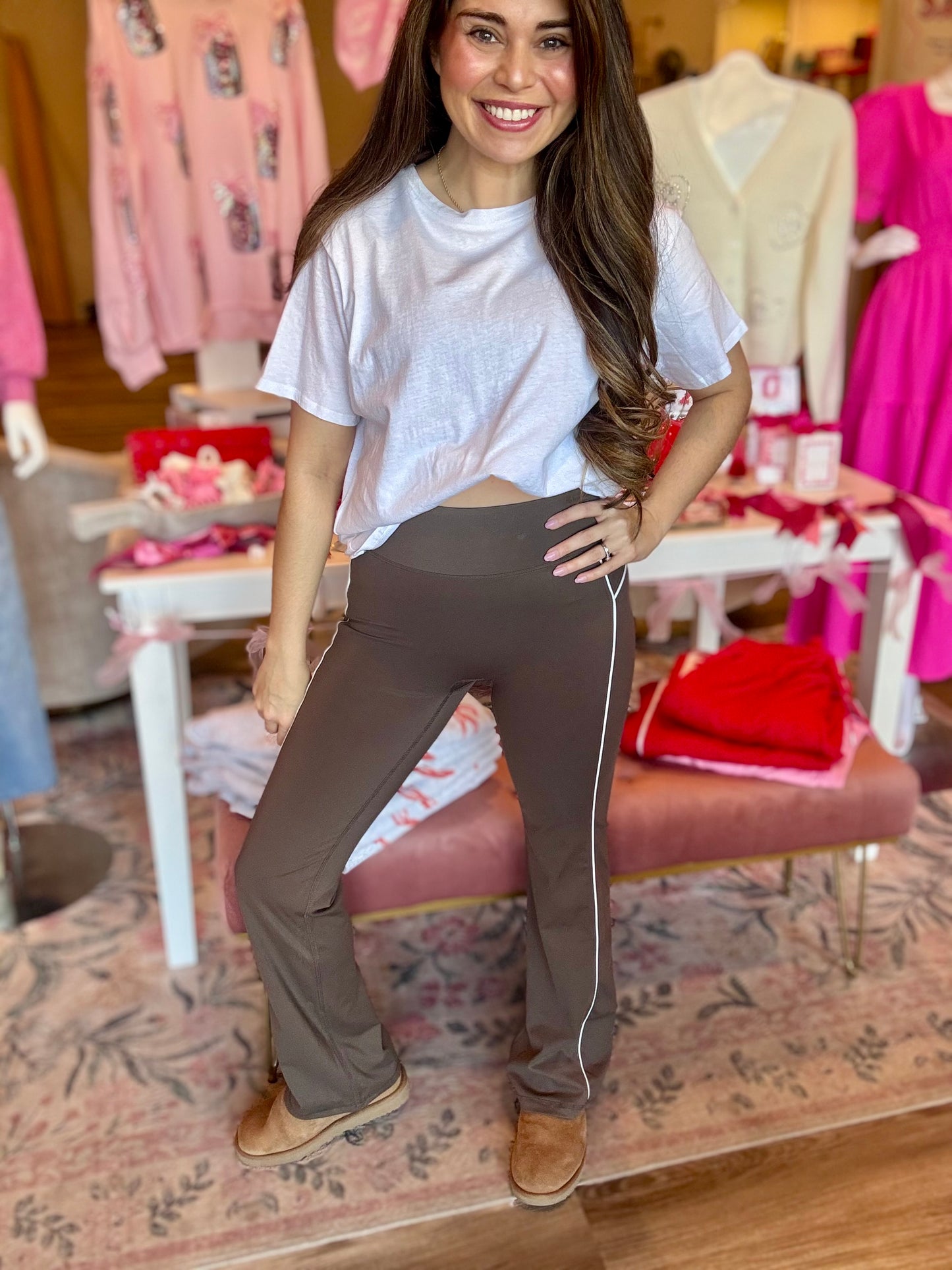 Reagan Brown Workout Pant