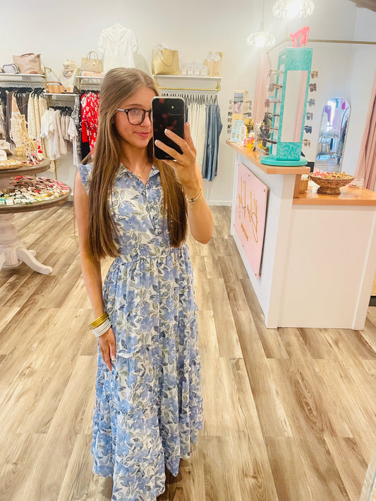 Lillian Floral Polo Dress