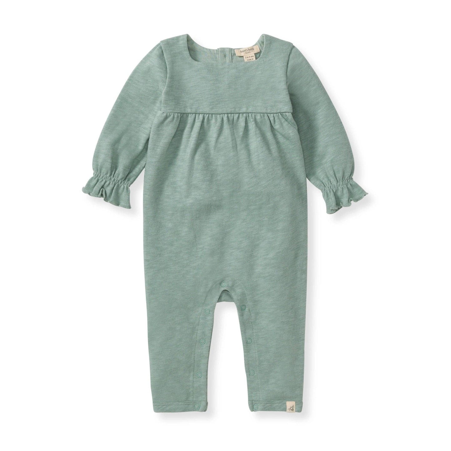 Burt's Bees Chunky Slub Baby Girl Jumpsuit