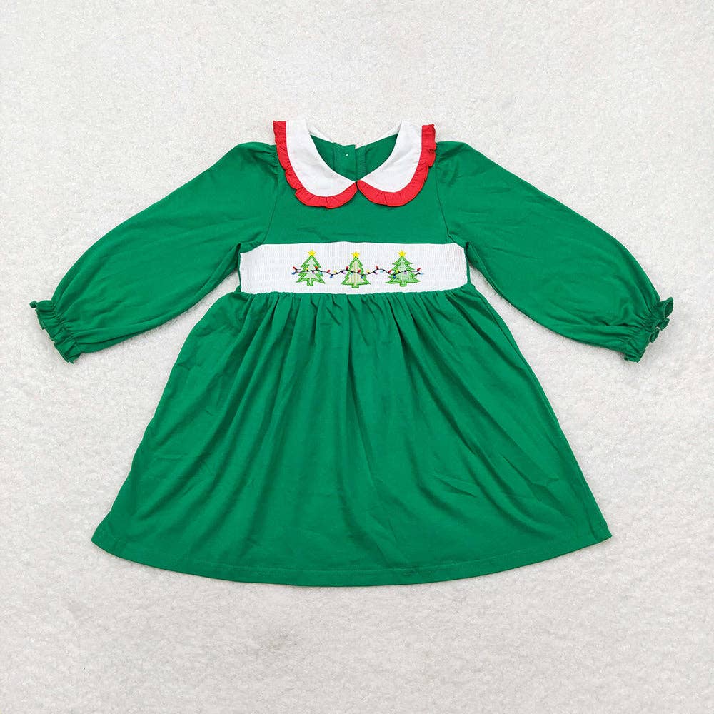 Little's Christmas Smocked Dress