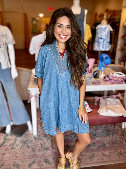 Nellie Denim Dress