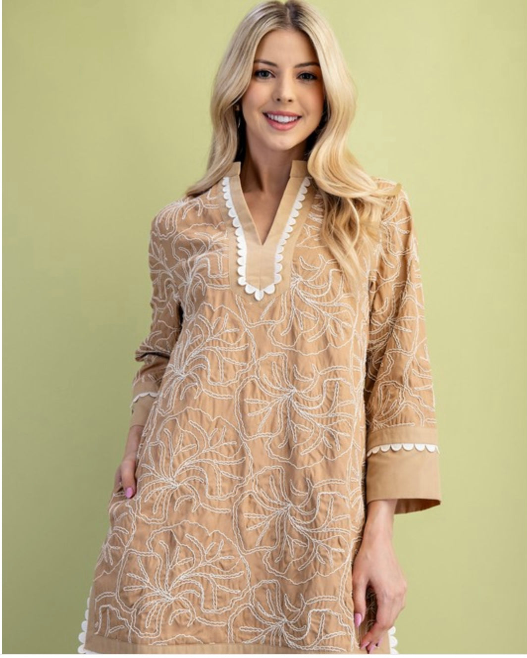 Ramsey Scalloped Dress