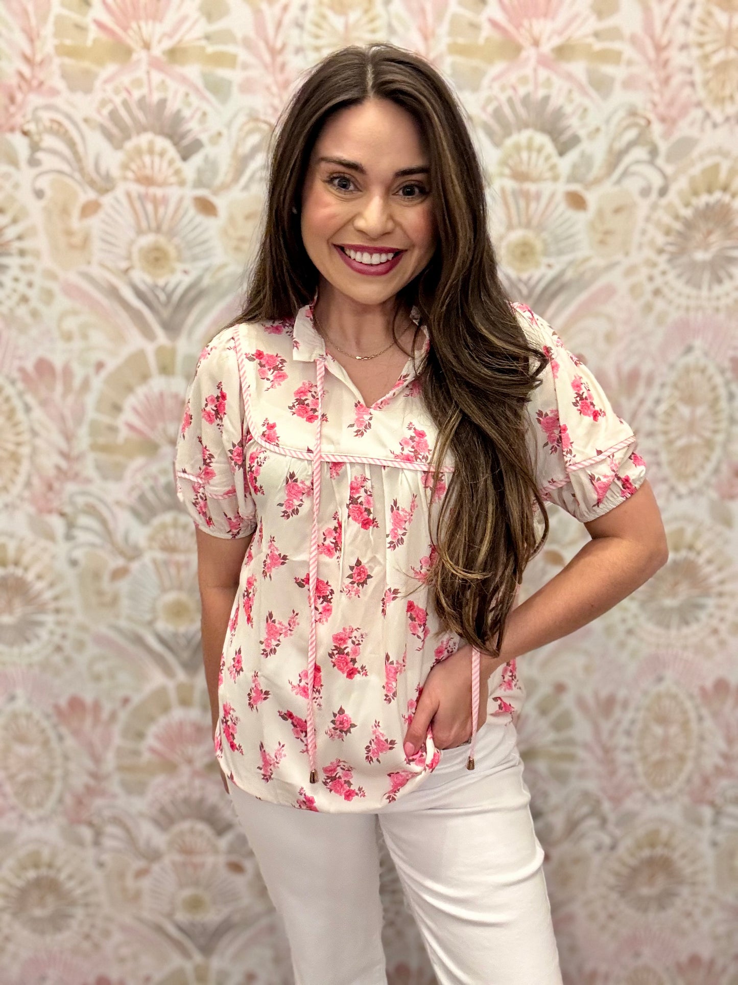 Simply Southern Prim Rose Top