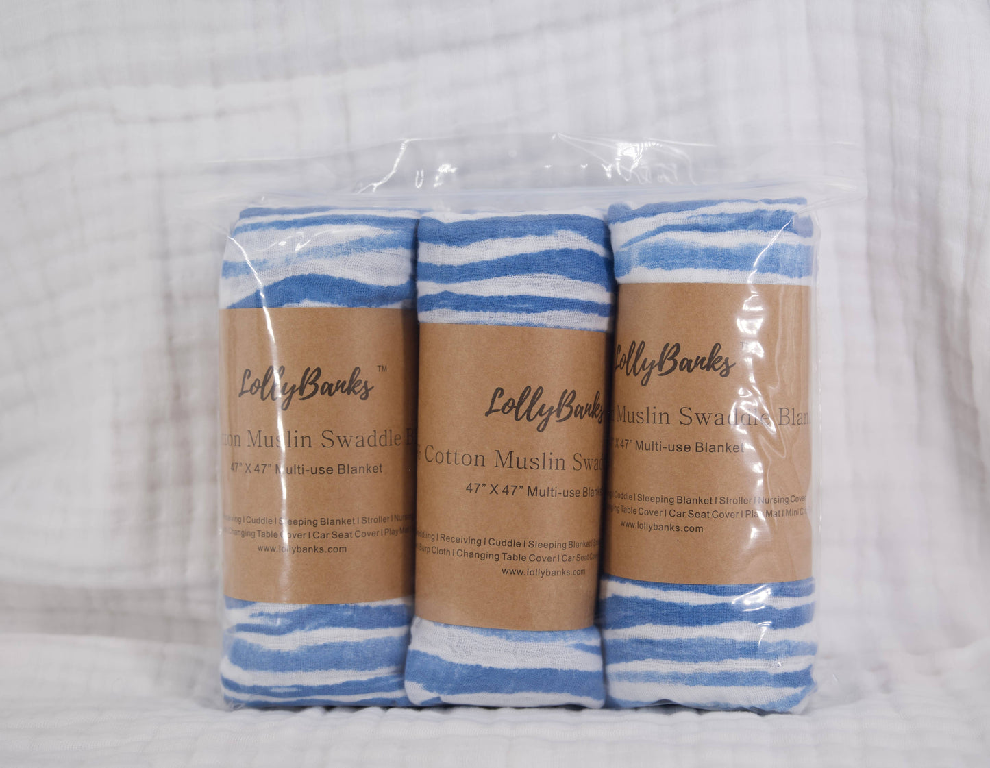 Waving At You Baby Muslin Swaddle Blanket