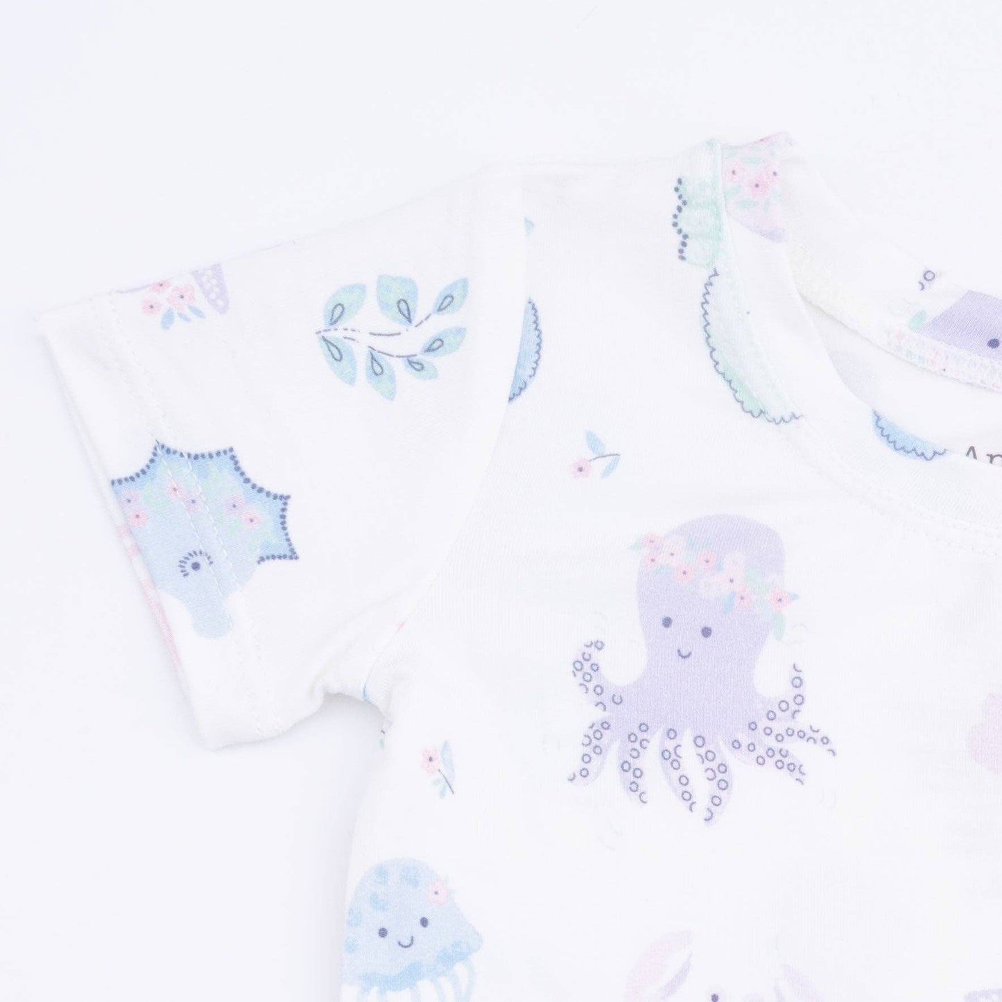 Floral Sea Creatures - Loungewear Short Set