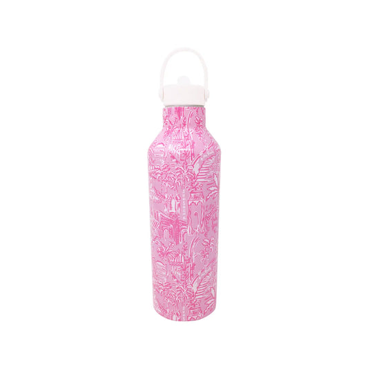 Lilly Pulitzer Stainless Steel Water Bottle, Palm Beach Playground