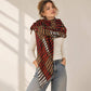 Geometric Pattern Print Lightweight Oversized Shawl Scarf