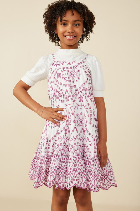 Tween Embroidered Maylee Dress