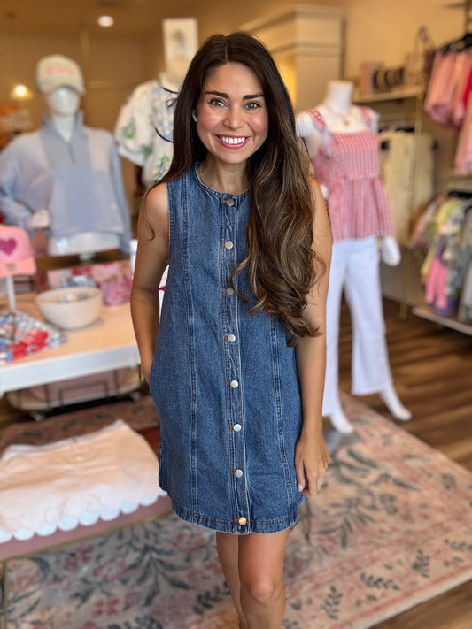 Harper Mini Denim Dress