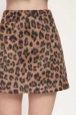 Leopard Lawson Skirt