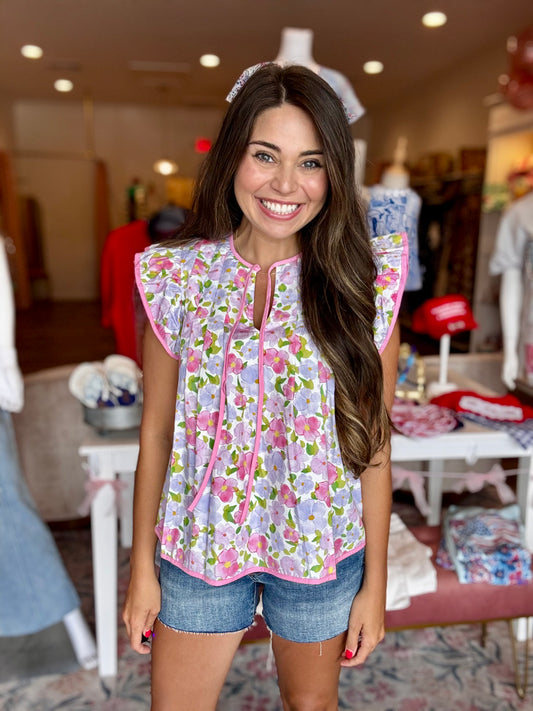 Ellie Floral Top