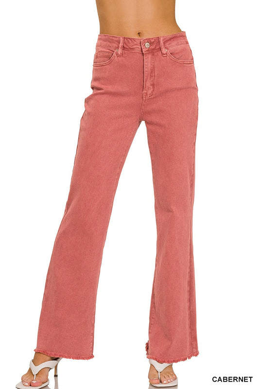 Caitlyn Acid Washed Straight Jeans