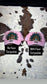 LIGHT PINK FEATHER TRUCKER HAT