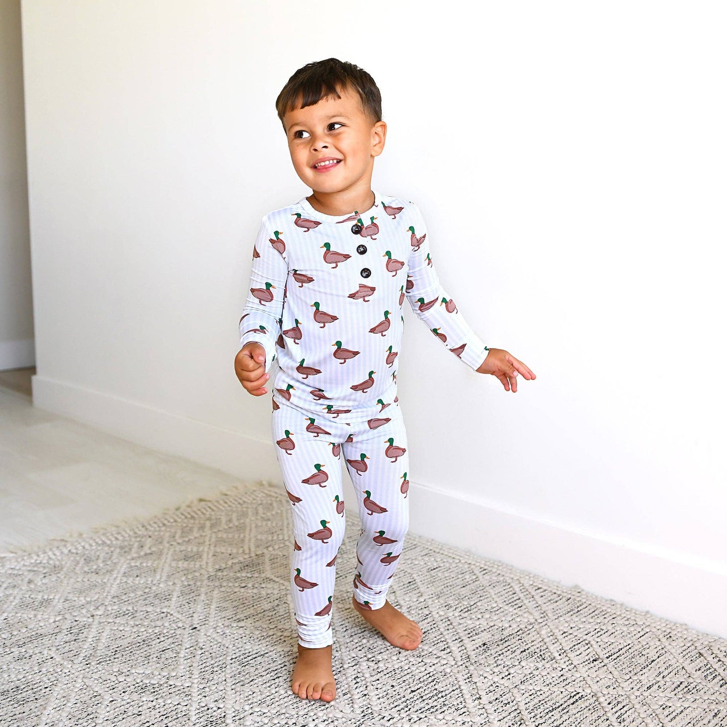 Landon TWO PIECE Duck Bamboo Childrens Clothing Outfit
