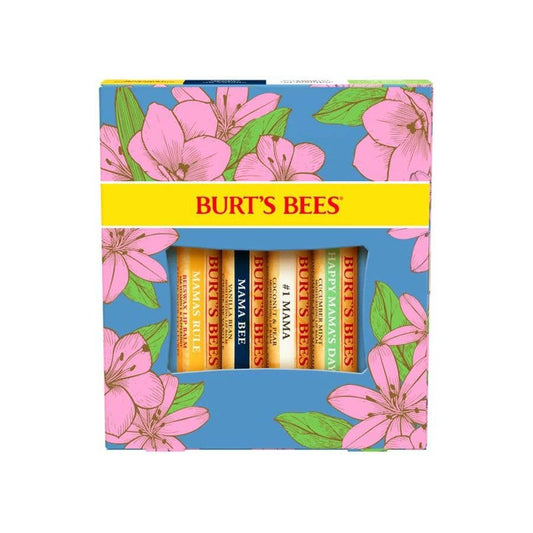 Balm Bouquet Assorted Beeswax Lip Balm Gift Set, 4 Pack