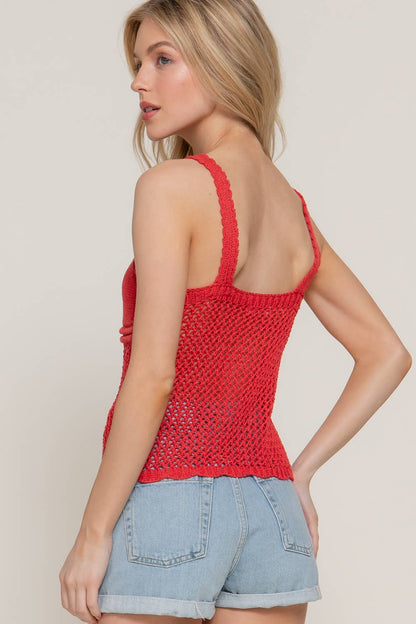 Cora Crochet Tank