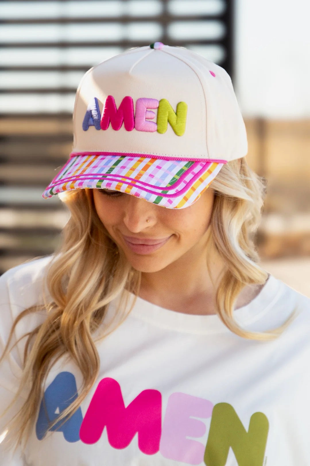 Amen Multicolor Trucker Hat