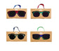 Mud Pie Boys Toddler Sunglasses & Neoprene Neck Strap