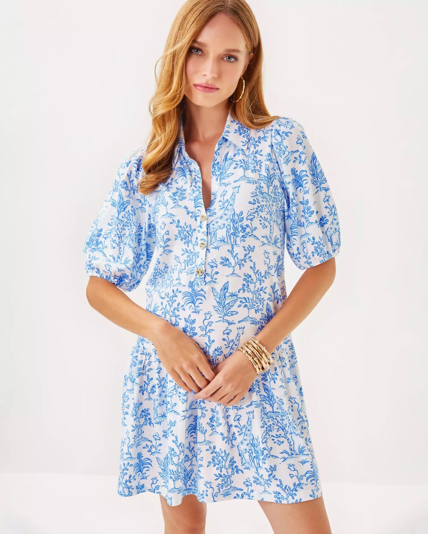 Lilly Pulitzer Bingley Dress Resort White Tall Tales