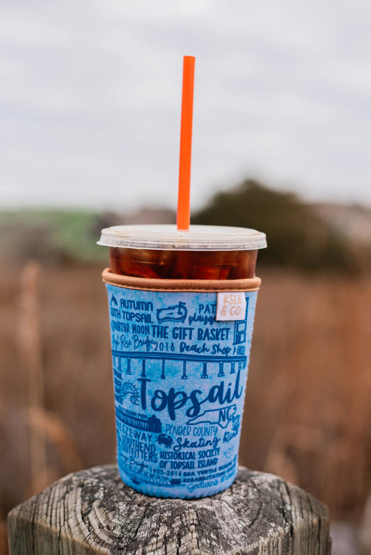 Ksea & Co. Topsail Iced Coffee Drink Sleeve