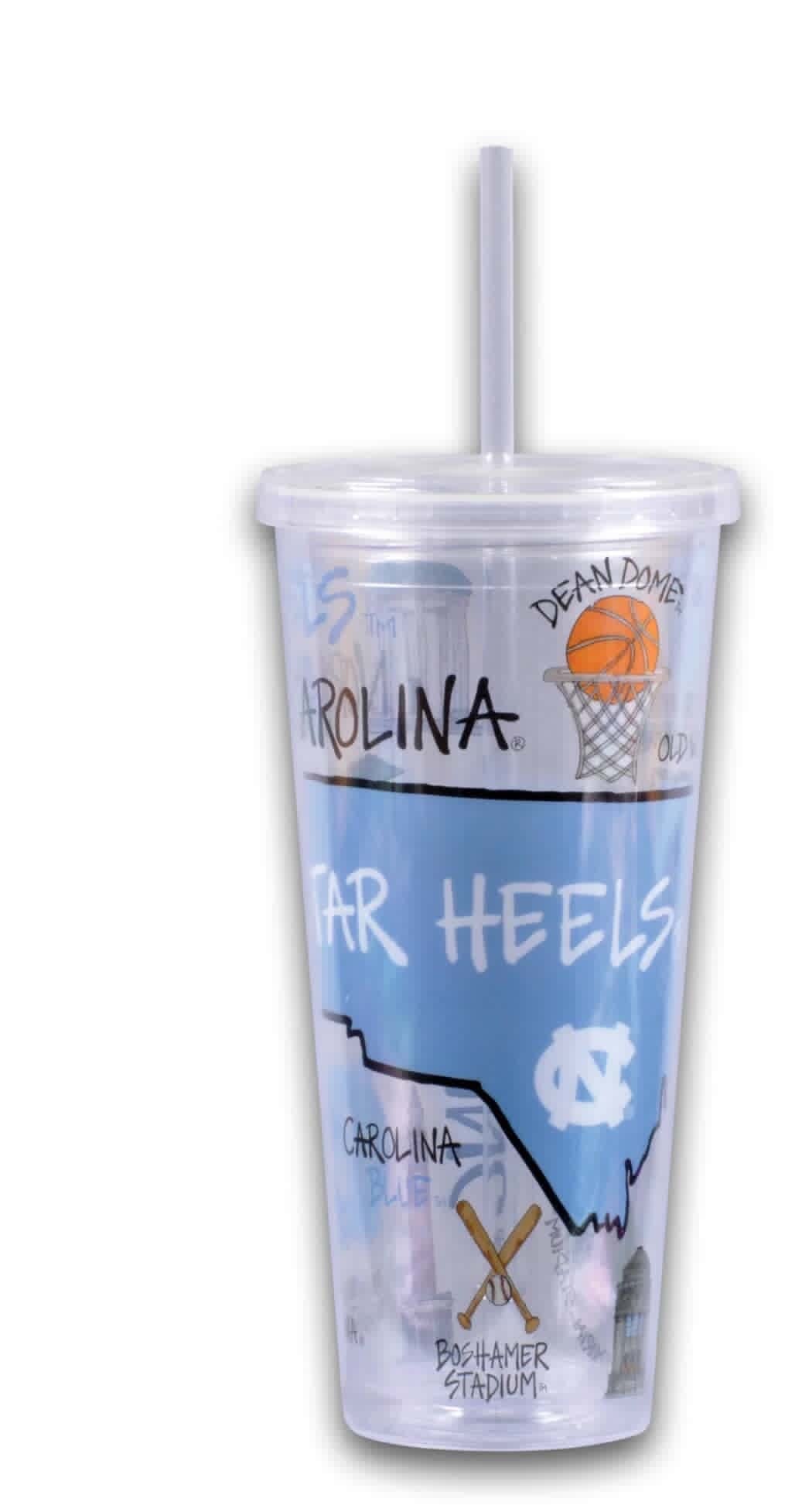 22 Ounce UNC Tumbler with Straw