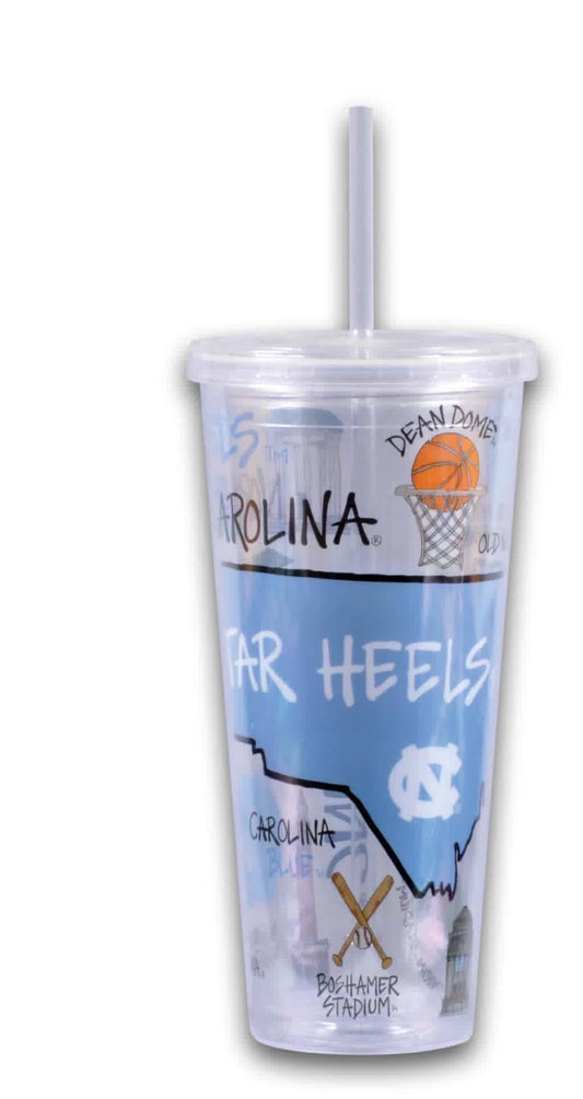 22 Ounce UNC Tumbler with Straw