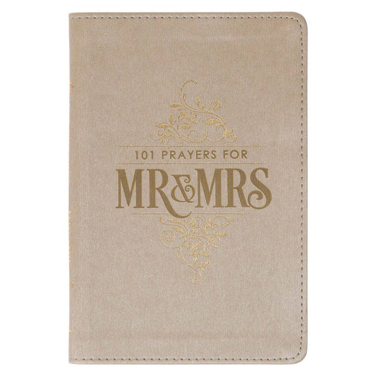 Gift Book 101 Prayers for Mr. & Mrs. Faux Leather