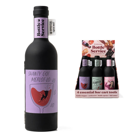 Modern Monkey® Bottle Service Wine Accessory Set