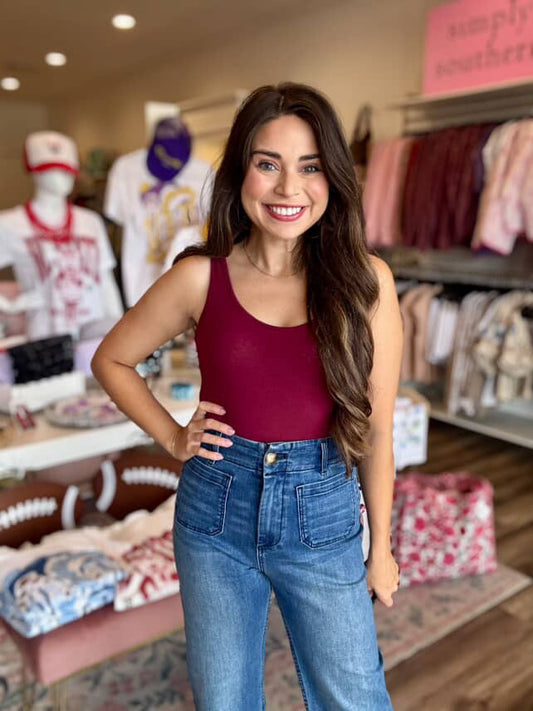 Windy Wine Bodysuit