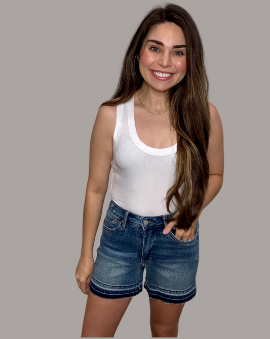 Judy Blue Mid Rise Short