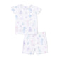 Floral Sea Creatures - Loungewear Short Set