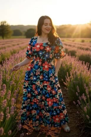 Aliyah Floral Dress