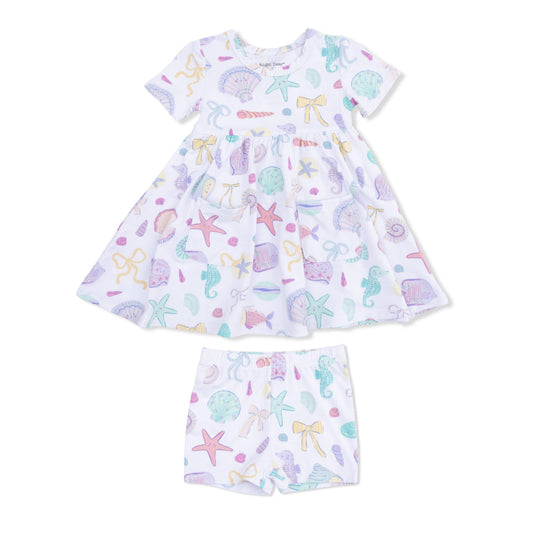 Angel Dear Beach Days - Twirly Dress with Cartwheel Short