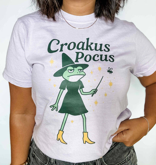 Witch Frog Halloween Shirt, Halloween Tee
