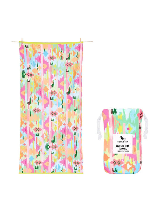 Dock & Bay Quick Dry Towel- Ibiza Glow