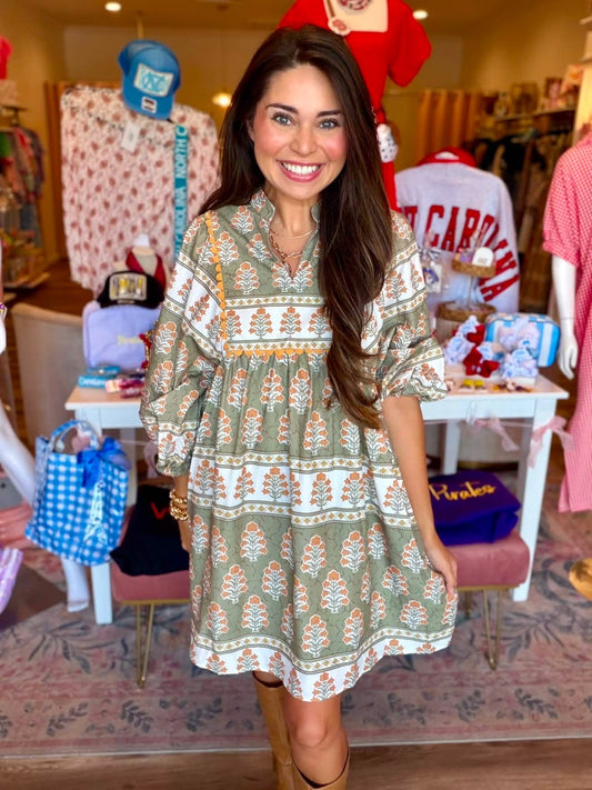 The Maeve Mini Scallop Dress