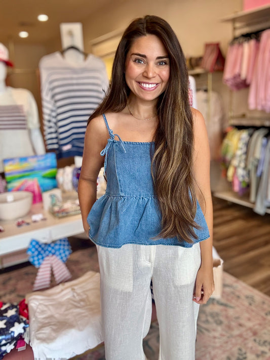 Delilah Denim Tank