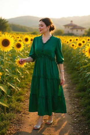 Edie Ruffled Dress