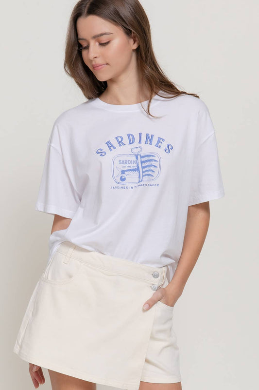 Sandra Sardine Embroidered Top