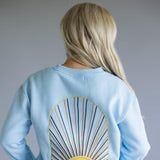 Simply Southern Embroidered Dilara Be The Light Crewneck